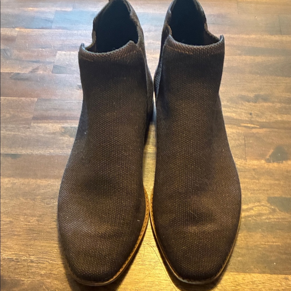 Rothy's Dark Brown Merino Wool Ankle Boots - 8.5